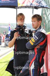 Sebastian Vettel (GER), Red Bull Racing  02.09.2012. Formula 1 World Championship, Rd 12, Belgian Grand Prix, Spa Francorchamps, Belgium, Race Day