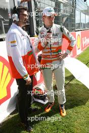 Nico Hulkenberg (GER), Sahara Force India Formula One Team  02.09.2012. Formula 1 World Championship, Rd 12, Belgian Grand Prix, Spa Francorchamps, Belgium, Race Day