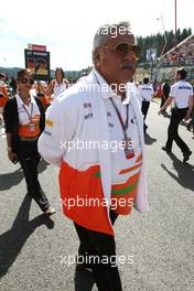 Dr. Vijay Mallya (IND) Sahara Force India F1 Team Owner 02.09.2012. Formula 1 World Championship, Rd 12, Belgian Grand Prix, Spa Francorchamps, Belgium, Race Day