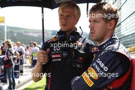 Sebastian Vettel (GER), Red Bull Racing  02.09.2012. Formula 1 World Championship, Rd 12, Belgian Grand Prix, Spa Francorchamps, Belgium, Race Day