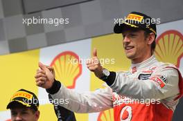 1st place Jenson Button (GBR), McLaren Mercedes  02.09.2012. Formula 1 World Championship, Rd 12, Belgian Grand Prix, Spa Francorchamps, Belgium, Race Day