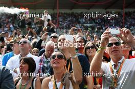 The podium. 02.09.2012. Formula 1 World Championship, Rd 12, Belgian Grand Prix, Spa Francorchamps, Belgium, Race Day