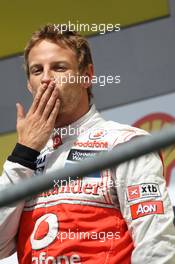 1st place Jenson Button (GBR), McLaren Mercedes  02.09.2012. Formula 1 World Championship, Rd 12, Belgian Grand Prix, Spa Francorchamps, Belgium, Race Day