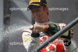 1st place Jenson Button (GBR), McLaren Mercedes  02.09.2012. Formula 1 World Championship, Rd 12, Belgian Grand Prix, Spa Francorchamps, Belgium, Race Day