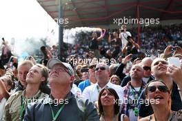 The podium. 02.09.2012. Formula 1 World Championship, Rd 12, Belgian Grand Prix, Spa Francorchamps, Belgium, Race Day