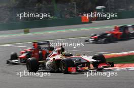 Pedro de la Rosa (ESP), HRT Formula One Team  02.09.2012. Formula 1 World Championship, Rd 12, Belgian Grand Prix, Spa Francorchamps, Belgium, Race Day