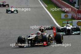 Kimi Raikkonen (FIN), Lotus F1 Team  02.09.2012. Formula 1 World Championship, Rd 12, Belgian Grand Prix, Spa Francorchamps, Belgium, Race Day