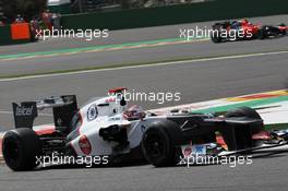 Kamui Kobayashi (JAP), Sauber F1 Team  02.09.2012. Formula 1 World Championship, Rd 12, Belgian Grand Prix, Spa Francorchamps, Belgium, Race Day