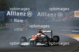Paul di Resta (GBR) Sahara Force India VJM05. 02.09.2012. Formula 1 World Championship, Rd 12, Belgian Grand Prix, Spa Francorchamps, Belgium, Race Day