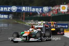 Paul di Resta (GBR) Sahara Force India VJM05. 02.09.2012. Formula 1 World Championship, Rd 12, Belgian Grand Prix, Spa Francorchamps, Belgium, Race Day