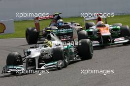 Nico Rosberg (GER), Mercedes GP  02.09.2012. Formula 1 World Championship, Rd 12, Belgian Grand Prix, Spa Francorchamps, Belgium, Race Day