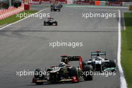 Kimi Raikkonen (FIN), Lotus F1 Team  02.09.2012. Formula 1 World Championship, Rd 12, Belgian Grand Prix, Spa Francorchamps, Belgium, Race Day