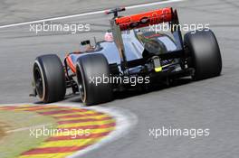 Jenson Button (GBR) McLaren MP4/27. 02.09.2012. Formula 1 World Championship, Rd 12, Belgian Grand Prix, Spa Francorchamps, Belgium, Race Day