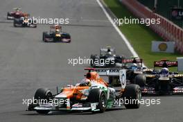 Paul di Resta (GBR), Sahara Force India Formula One Team  02.09.2012. Formula 1 World Championship, Rd 12, Belgian Grand Prix, Spa Francorchamps, Belgium, Race Day