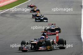 Daniel Ricciardo (AUS), Scuderia Toro Rosso  02.09.2012. Formula 1 World Championship, Rd 12, Belgian Grand Prix, Spa Francorchamps, Belgium, Race Day