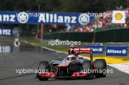 Jenson Button (GBR) McLaren MP4/27. 02.09.2012. Formula 1 World Championship, Rd 12, Belgian Grand Prix, Spa Francorchamps, Belgium, Race Day