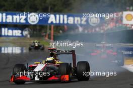 Pedro De La Rosa (ESP) HRT Formula 1 Team F112. 02.09.2012. Formula 1 World Championship, Rd 12, Belgian Grand Prix, Spa Francorchamps, Belgium, Race Day