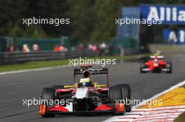 Pedro De La Rosa (ESP) HRT Formula 1 Team F112. 02.09.2012. Formula 1 World Championship, Rd 12, Belgian Grand Prix, Spa Francorchamps, Belgium, Race Day