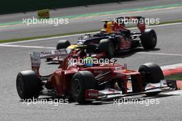 Felipe Massa (BRA), Scuderia Ferrari  02.09.2012. Formula 1 World Championship, Rd 12, Belgian Grand Prix, Spa Francorchamps, Belgium, Race Day