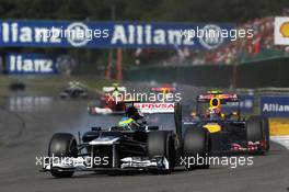 Bruno Senna (BRA) Williams FW34. 02.09.2012. Formula 1 World Championship, Rd 12, Belgian Grand Prix, Spa Francorchamps, Belgium, Race Day