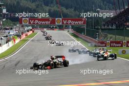 Kimi Raikkonen (FIN), Lotus F1 Team  02.09.2012. Formula 1 World Championship, Rd 12, Belgian Grand Prix, Spa Francorchamps, Belgium, Race Day