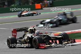 Kimi Raikkonen, Lotus Renault F1 Team  02.09.2012. Formula 1 World Championship, Rd 12, Belgian Grand Prix, Spa Francorchamps, Belgium, Race Day