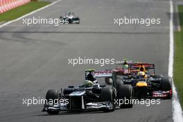 Pedro de la Rosa (GBR), HRT Racing Team  02.09.2012. Formula 1 World Championship, Rd 12, Belgian Grand Prix, Spa Francorchamps, Belgium, Race Day