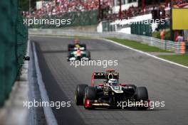 Kimi Raikkonen (FIN), Lotus F1 Team  02.09.2012. Formula 1 World Championship, Rd 12, Belgian Grand Prix, Spa Francorchamps, Belgium, Race Day