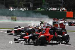 Charles Pic (FRA), Marussia F1 Team  02.09.2012. Formula 1 World Championship, Rd 12, Belgian Grand Prix, Spa Francorchamps, Belgium, Race Day