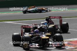 Daniel Ricciardo (AUS), Scuderia Toro Rosso  02.09.2012. Formula 1 World Championship, Rd 12, Belgian Grand Prix, Spa Francorchamps, Belgium, Race Day