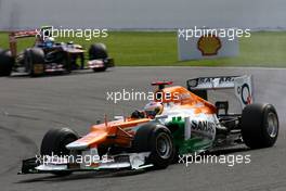 Paul di Resta (GBR) Sahara Force India VJM05. 02.09.2012. Formula 1 World Championship, Rd 12, Belgian Grand Prix, Spa Francorchamps, Belgium, Race Day