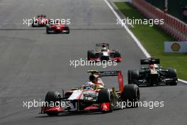 Narain Karthikeyan (IND), HRT Formula One Team  02.09.2012. Formula 1 World Championship, Rd 12, Belgian Grand Prix, Spa Francorchamps, Belgium, Race Day