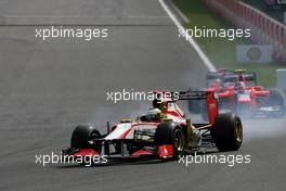 Pedro de la Rosa (GBR), HRT Racing Team  02.09.2012. Formula 1 World Championship, Rd 12, Belgian Grand Prix, Spa Francorchamps, Belgium, Race Day