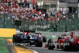 Mark Webber (AUS), Red Bull Racing  02.09.2012. Formula 1 World Championship, Rd 12, Belgian Grand Prix, Spa Francorchamps, Belgium, Race Day