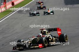 Kimi Raikkonen (FIN), Lotus F1 Team  02.09.2012. Formula 1 World Championship, Rd 12, Belgian Grand Prix, Spa Francorchamps, Belgium, Race Day