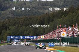 Nico Hulkenberg (GER) Sahara Force India F1 VJM05. 02.09.2012. Formula 1 World Championship, Rd 12, Belgian Grand Prix, Spa Francorchamps, Belgium, Race Day