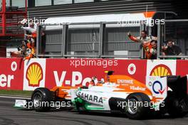 Nico Hulkenberg (GER), Sahara Force India Formula One Team  02.09.2012. Formula 1 World Championship, Rd 12, Belgian Grand Prix, Spa Francorchamps, Belgium, Race Day