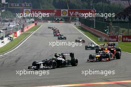 Bruno Senna (BRE), Williams F1 Team  02.09.2012. Formula 1 World Championship, Rd 12, Belgian Grand Prix, Spa Francorchamps, Belgium, Race Day