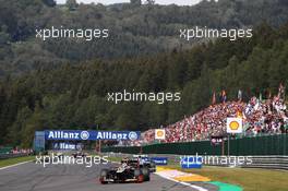 Kimi Raikkonen (FIN) Lotus F1 E20. 02.09.2012. Formula 1 World Championship, Rd 12, Belgian Grand Prix, Spa Francorchamps, Belgium, Race Day