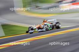 Nico Hulkenberg (GER) Sahara Force India F1 VJM05. 01.09.2012. Formula 1 World Championship, Rd 12, Belgian Grand Prix, Spa Francorchamps, Belgium, Qualifying Day