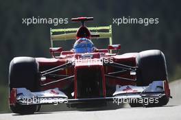 Fernando Alonso (ESP) Ferrari F2012. 01.09.2012. Formula 1 World Championship, Rd 12, Belgian Grand Prix, Spa Francorchamps, Belgium, Qualifying Day