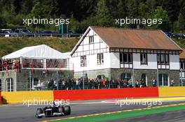 Pastor Maldonado (VEN) Williams FW34. 01.09.2012. Formula 1 World Championship, Rd 12, Belgian Grand Prix, Spa Francorchamps, Belgium, Qualifying Day