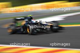 Vitaly Petrov (RUS) Caterham CT01. 01.09.2012. Formula 1 World Championship, Rd 12, Belgian Grand Prix, Spa Francorchamps, Belgium, Qualifying Day