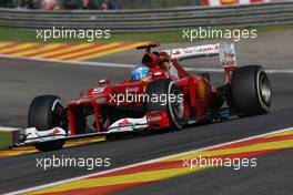 Fernando Alonso (ESP), Scuderia Ferrari  01.09.2012. Formula 1 World Championship, Rd 12, Belgian Grand Prix, Spa Francorchamps, Belgium, Qualifying Day