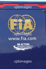 FIA logos 01.09.2012. Formula 1 World Championship, Rd 12, Belgian Grand Prix, Spa Francorchamps, Belgium, Qualifying Day