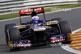 Daniel Ricciardo (AUS) Scuderia Toro Rosso STR7. 01.09.2012. Formula 1 World Championship, Rd 12, Belgian Grand Prix, Spa Francorchamps, Belgium, Qualifying Day