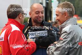 Stefano Domenicali (ITA) Ferrari General Director, Gerard Lopez (FRA) Genii Capital and Martin Whitmarsh (GBR) McLaren Chief Executive Officer 01.09.2012. Formula 1 World Championship, Rd 12, Belgian Grand Prix, Spa Francorchamps, Belgium, Qualifying Day