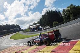 Jean-Eric Vergne (FRA) Scuderia Toro Rosso STR7. 01.09.2012. Formula 1 World Championship, Rd 12, Belgian Grand Prix, Spa Francorchamps, Belgium, Qualifying Day