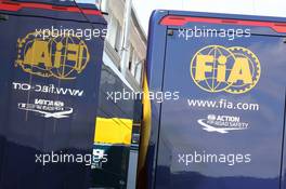 FIA logos 01.09.2012. Formula 1 World Championship, Rd 12, Belgian Grand Prix, Spa Francorchamps, Belgium, Qualifying Day