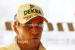 Nico Hulkenberg (GER) Sahara Force India F1. 01.09.2012. Formula 1 World Championship, Rd 12, Belgian Grand Prix, Spa Francorchamps, Belgium, Qualifying Day